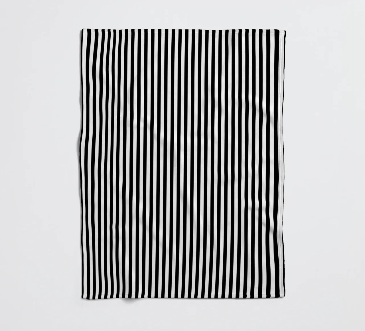 Minimal Basic Bold Stripes 2 | Nero su bianco coperta in pile da Beauty in Simplicity
