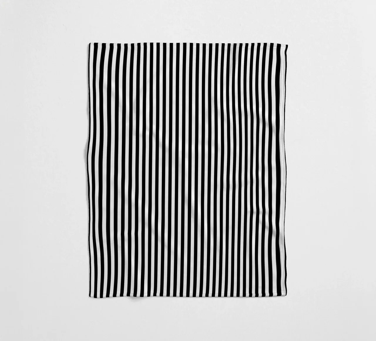 Minimal Basic Bold Stripes 2 | Nero su bianco coperta in pile da Beauty in Simplicity