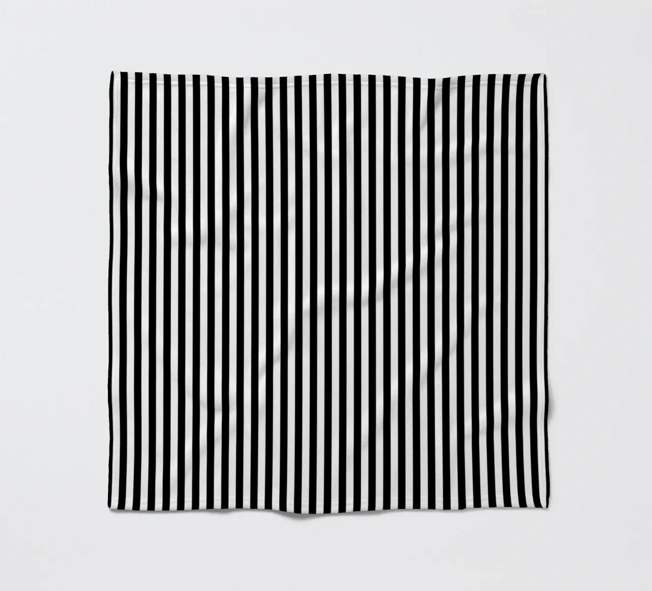 Minimal Basic Bold Stripes 2 | Nero su bianco coperta in pile da Beauty in Simplicity