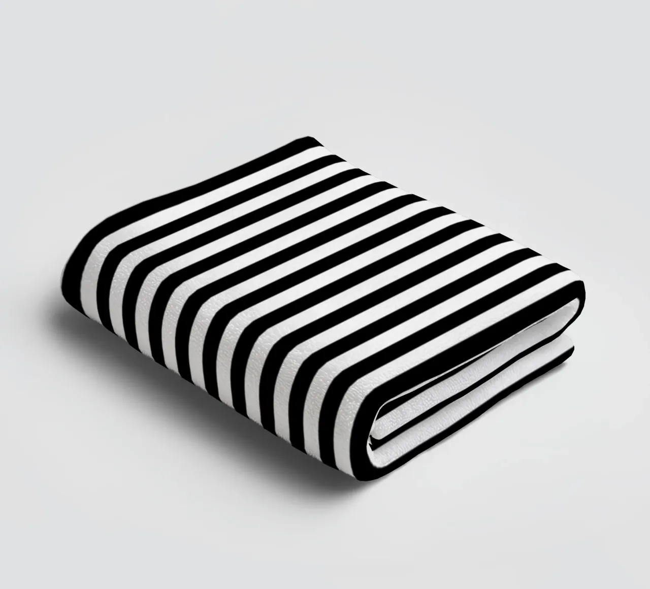 Minimal Basic Bold Stripes 2 | Nero su bianco asciugamano da bagno da Beauty in Simplicity