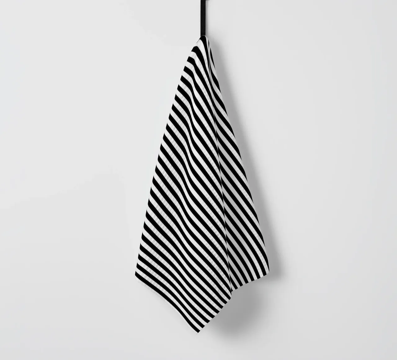 Minimal Basic Bold Stripes 2 | Nero su bianco canovaccio da cucina da Beauty in Simplicity