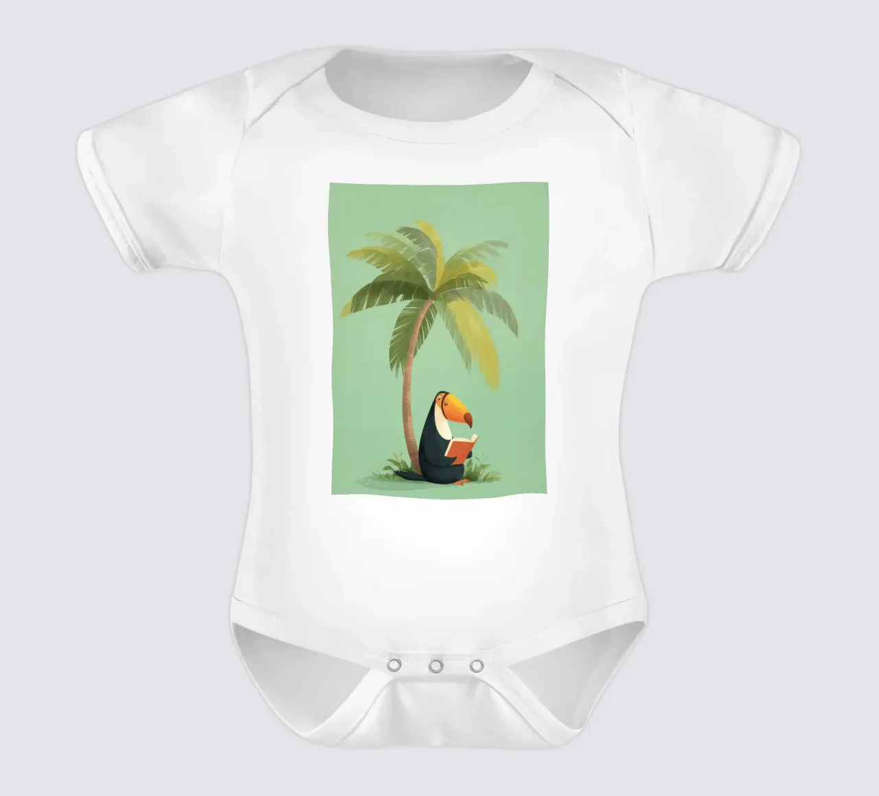 Storytime with Mr. Beak body neonato maniche corte da Kiara