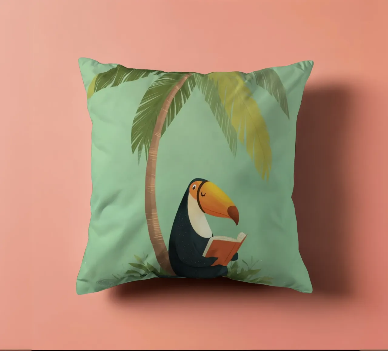 Storytime with Mr. Beak cuscino da Kiara