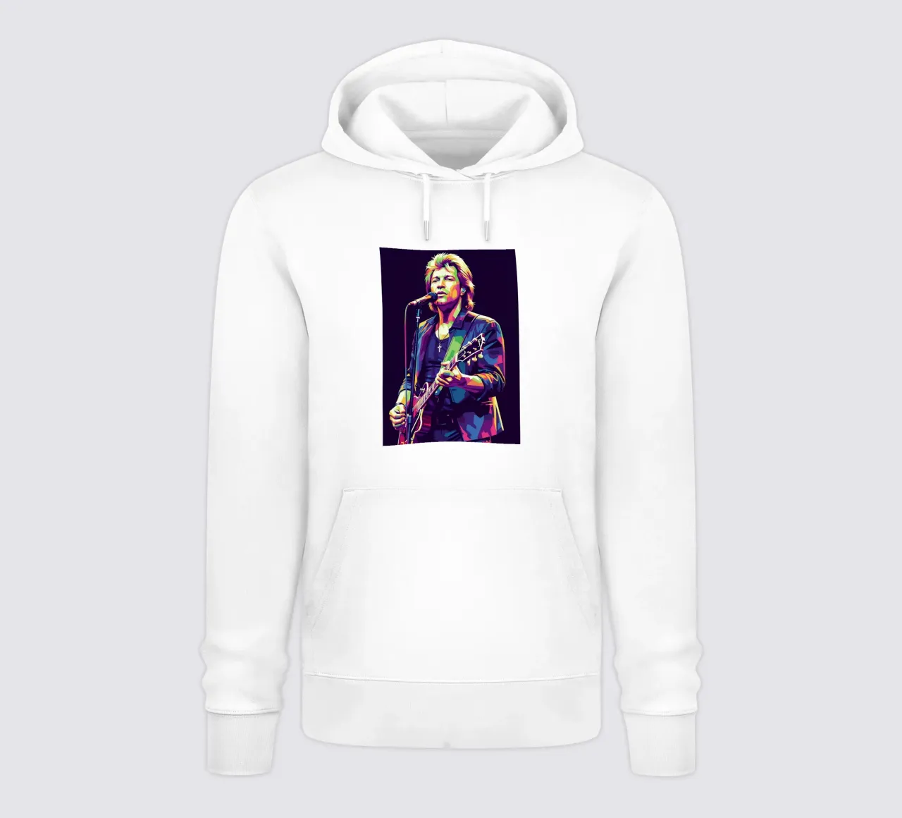 Bon Jovi colorfull pop art felpa con cappuccio da Hantamrata