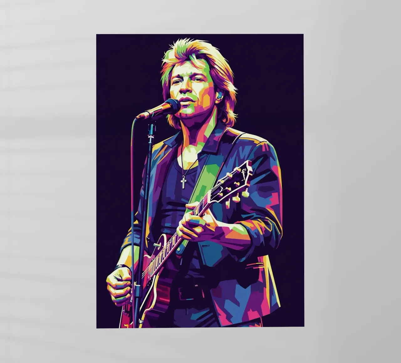 Bon Jovi colorfull pop art pellicola backlit da Hantamrata