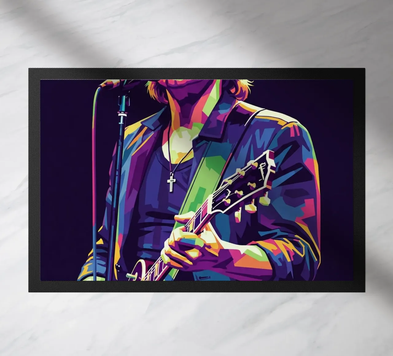 Bon Jovi colorfull pop art zerbino da Hantamrata