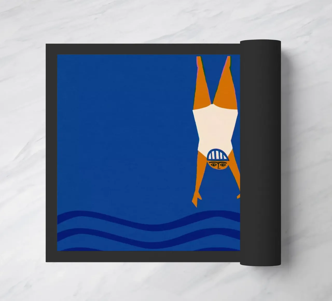 Tuffatore di nuoto selvaggio zerbino da Fox & Velvet