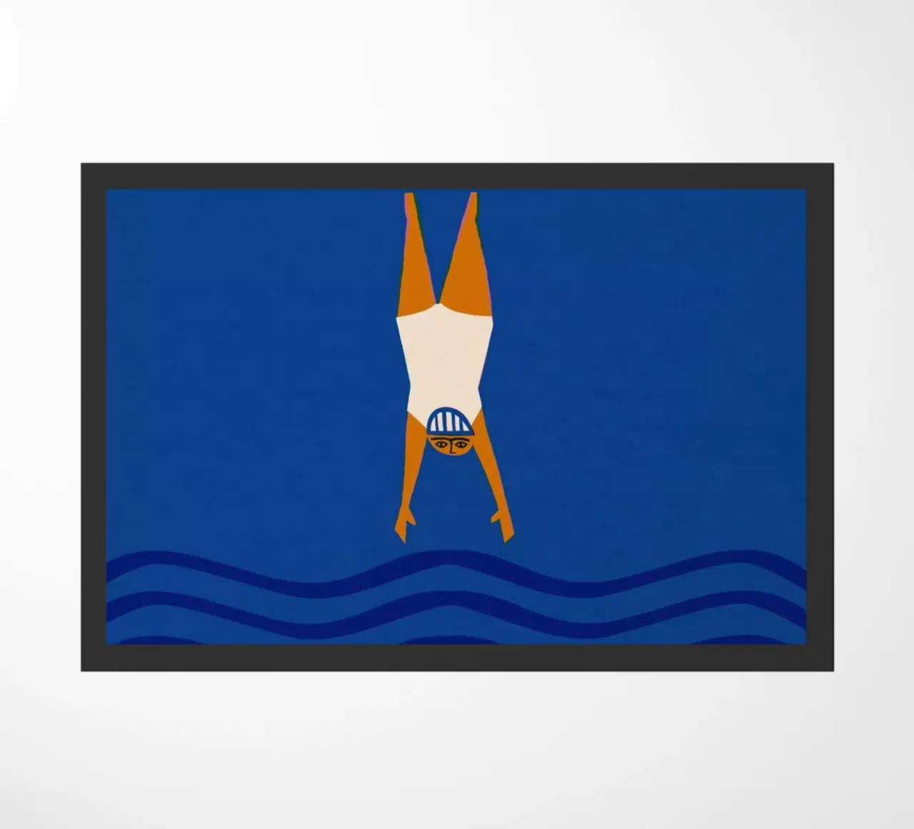 Tuffatore di nuoto selvaggio zerbino da Fox & Velvet