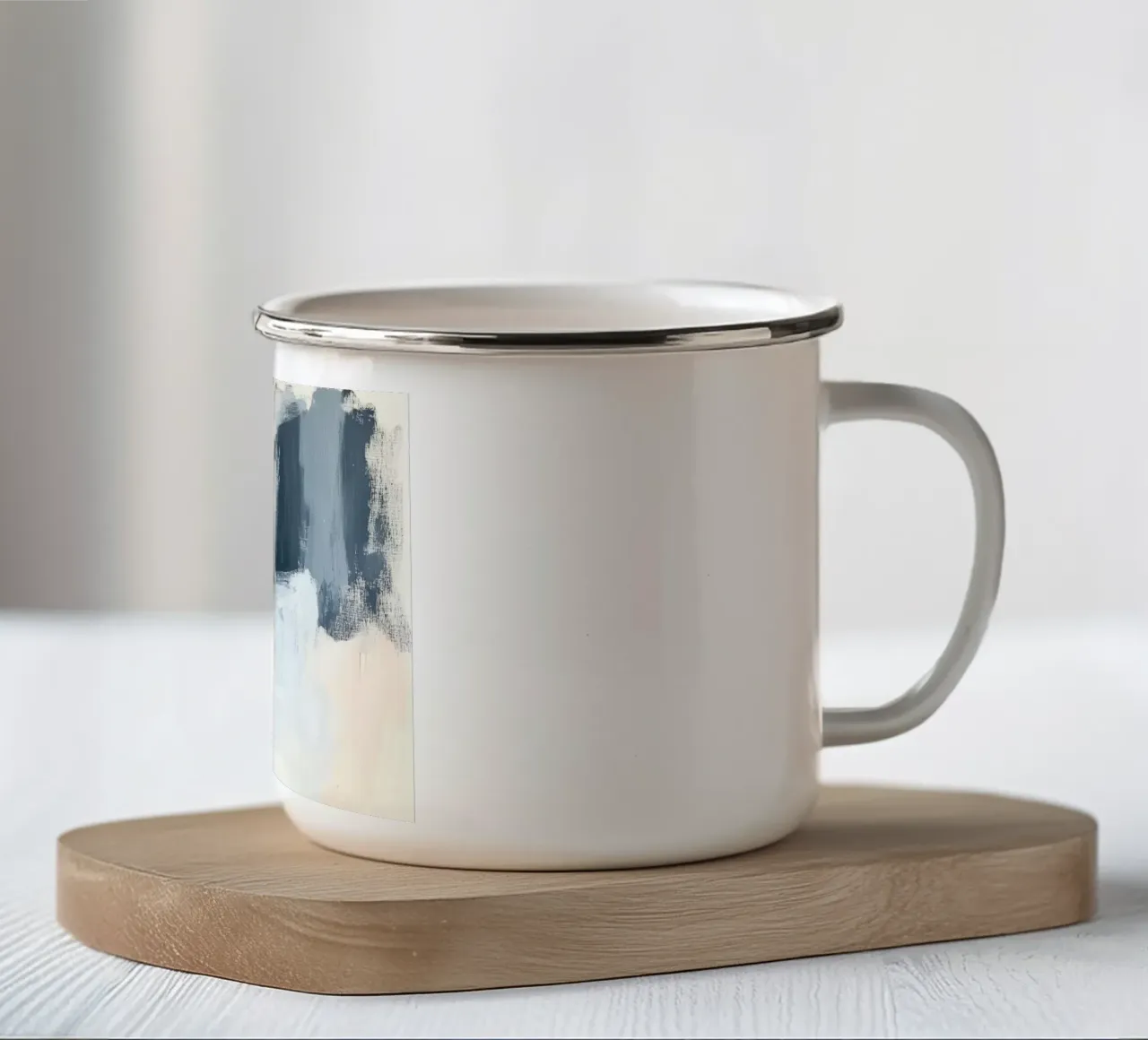 Risveglio di primavera in colori pastello tazza in smalto da Euphoria Theresa