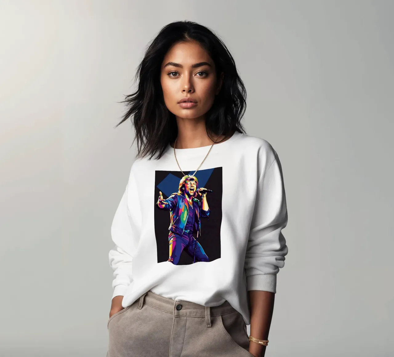 Bon Jovi performance felpa da Hantamrata