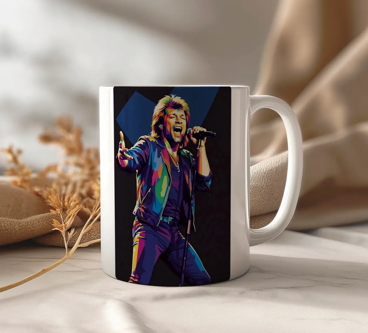 Bon Jovi performance tazza in ceramica da Hantamrata