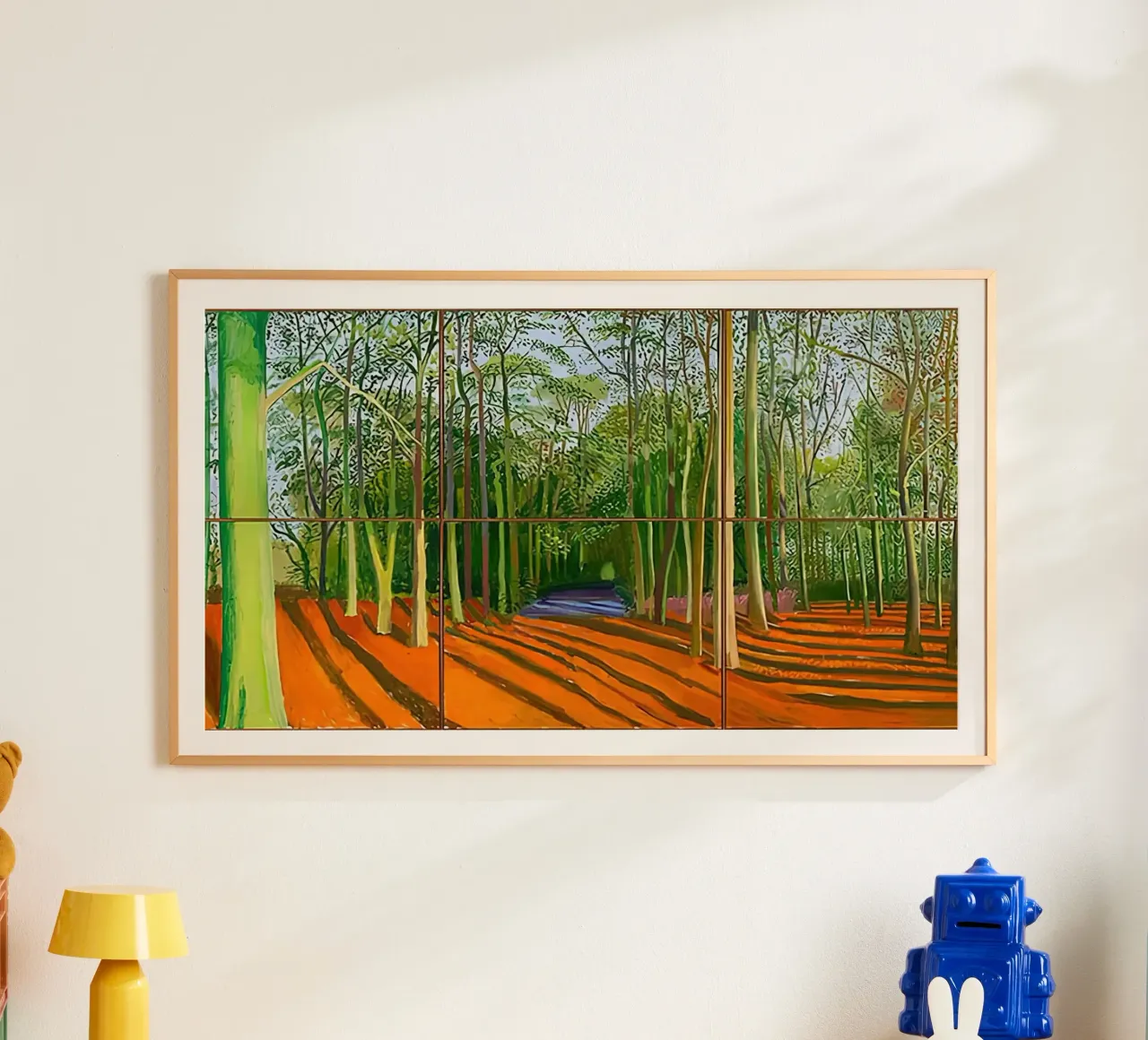 2006, Bosco di Woldgate poster con telaio in legno da Glen Stephens