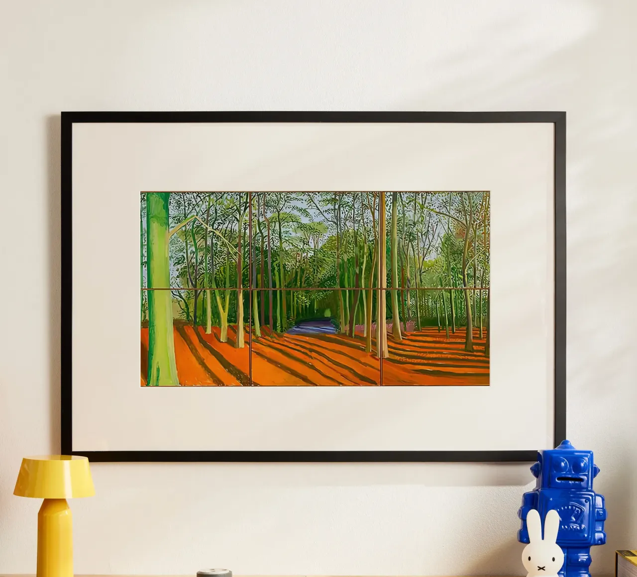 2006, Bosco di Woldgate poster con telaio in legno da Glen Stephens