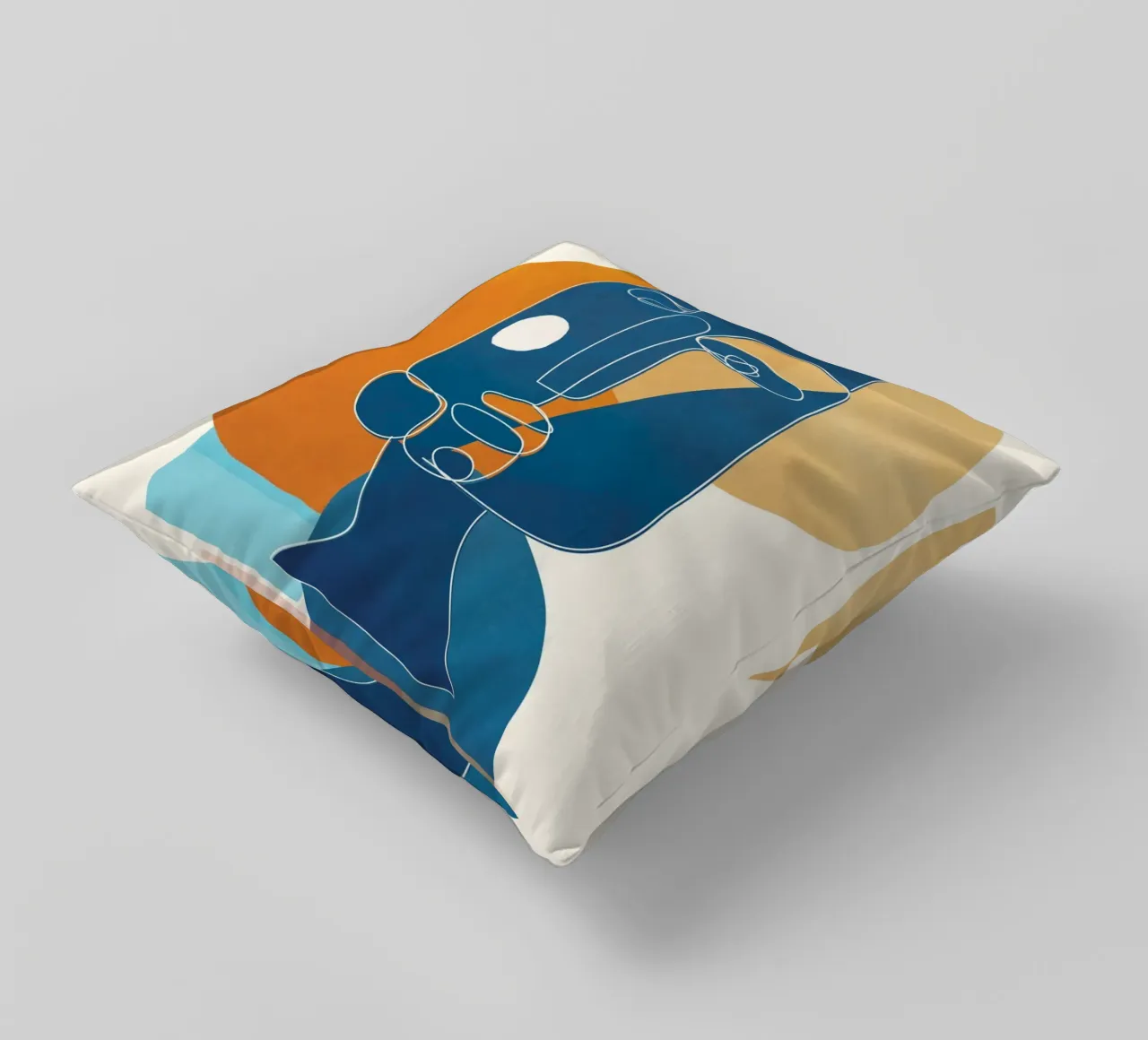 Abstract Mask Design 2 cuscino da cityart