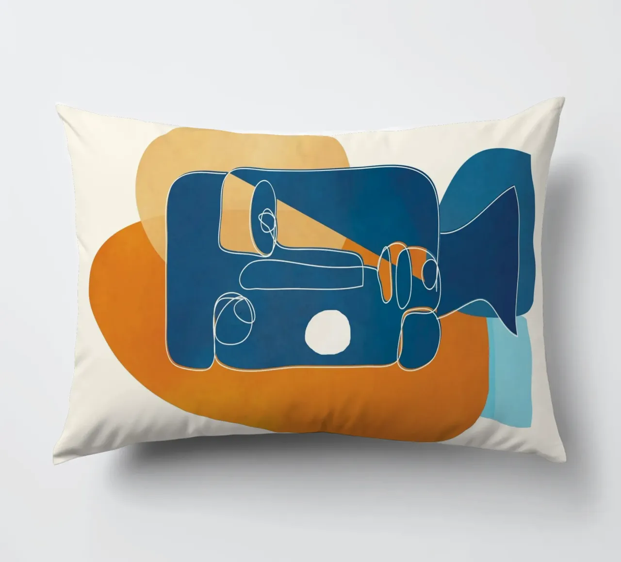 Abstract Mask Design 2 cuscino da cityart