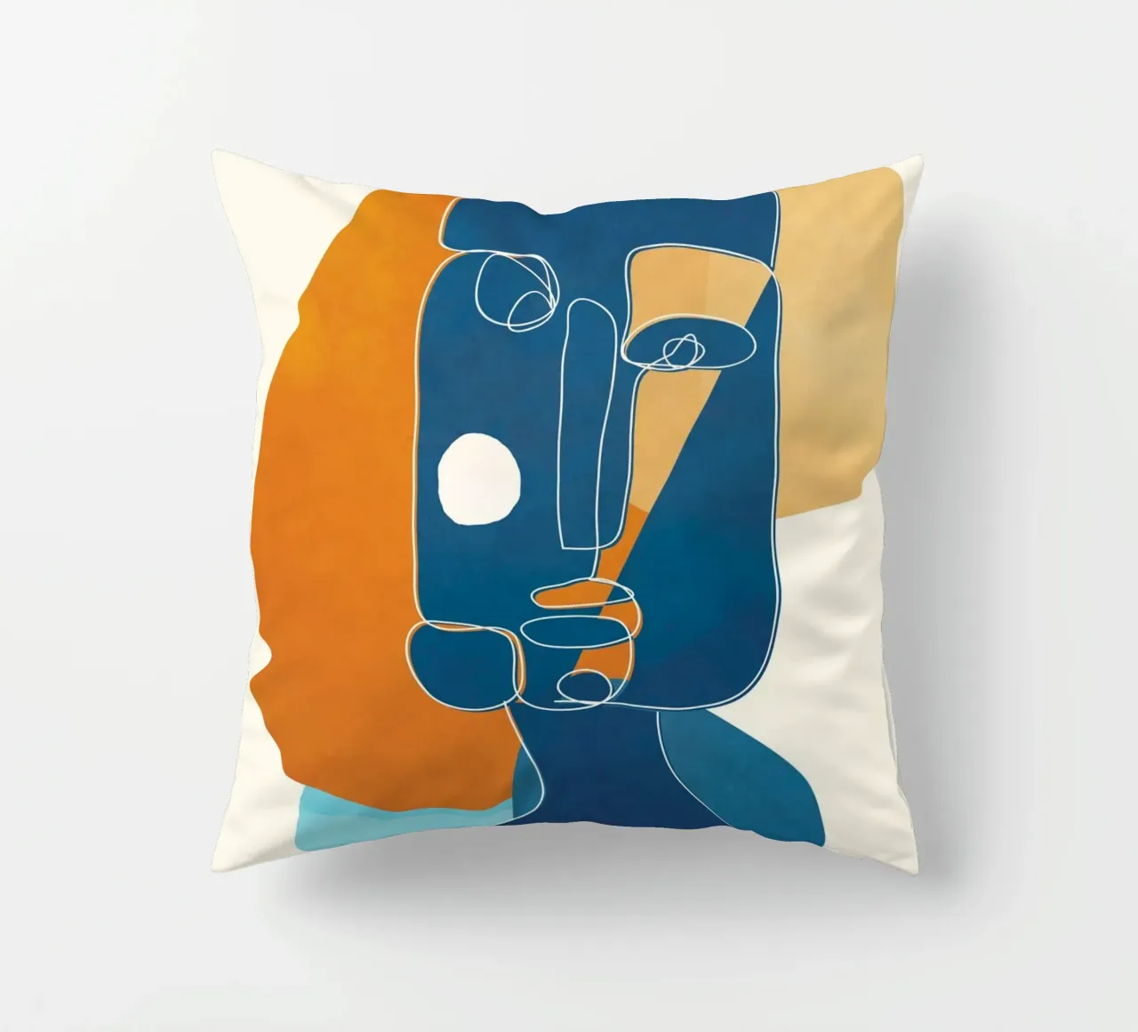 Abstract Mask Design 2 cuscino da cityart