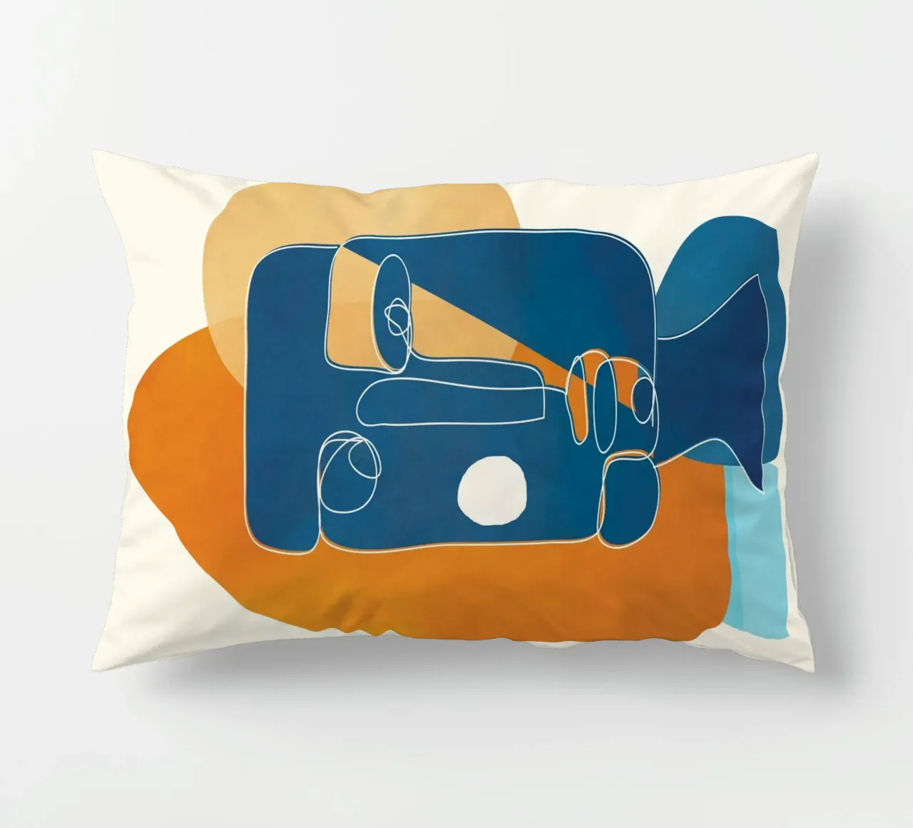 Abstract Mask Design 2 cuscino da cityart