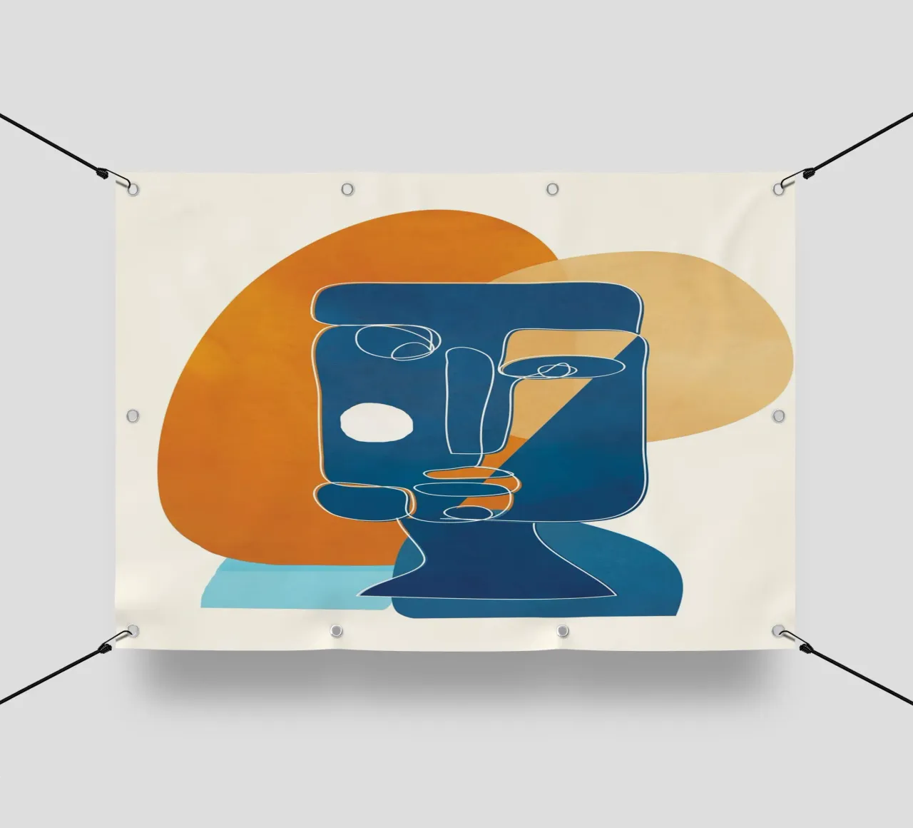 Abstract Mask Design 2 telo in pvc da cityart