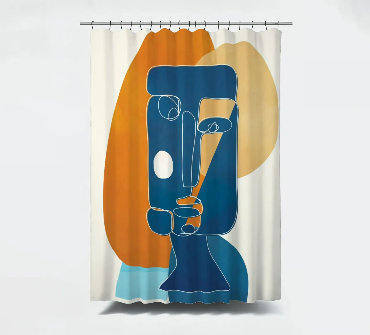 Abstract Mask Design 2 tenda da doccia da cityart