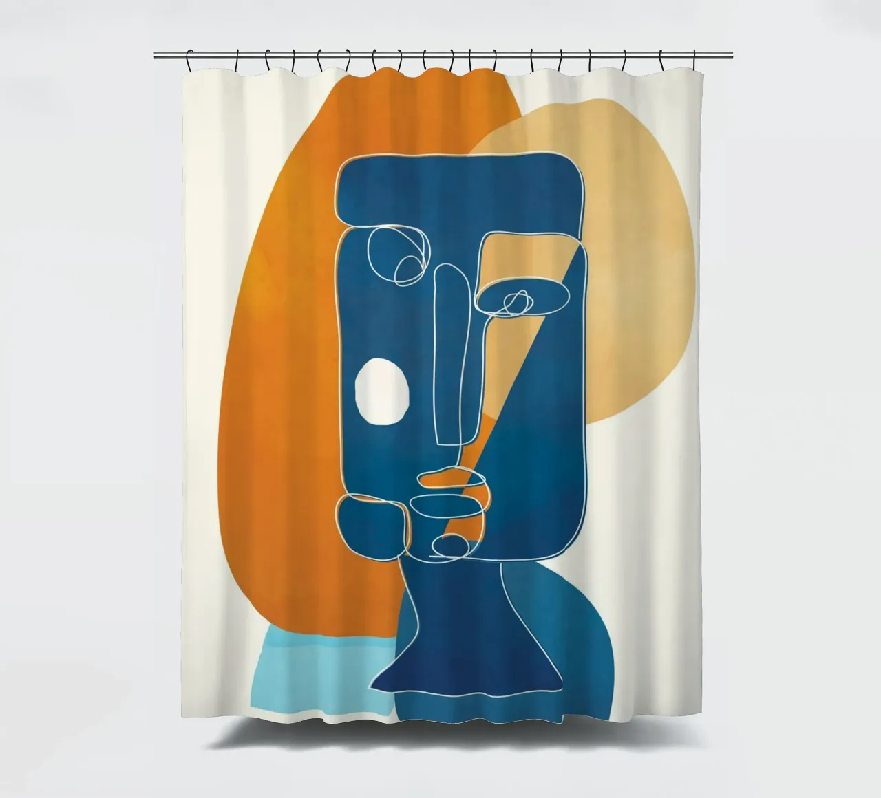 Abstract Mask Design 2 tenda da doccia da cityart