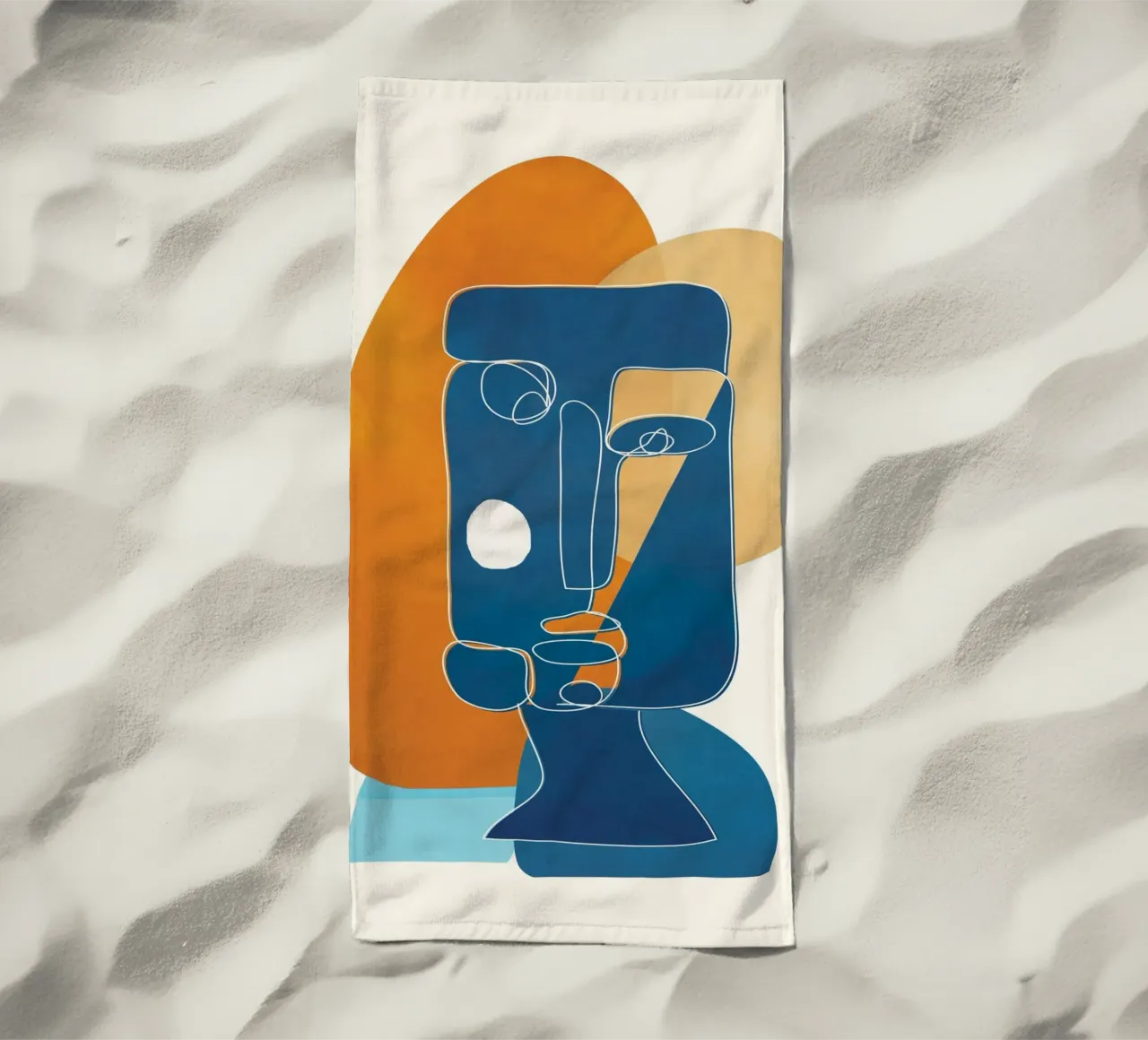 Abstract Mask Design 2 telo mare da cityart
