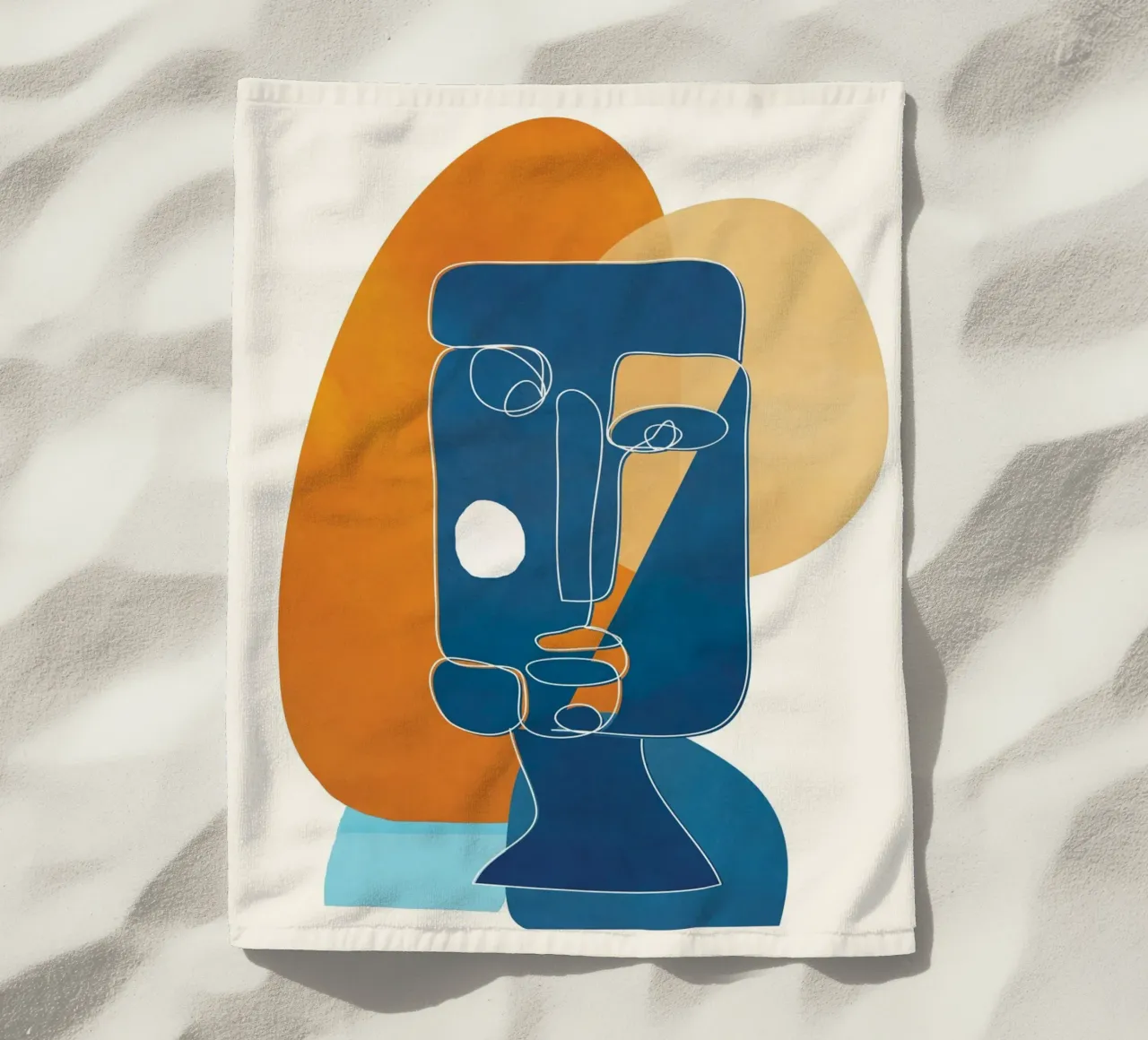 Abstract Mask Design 2 telo mare da cityart