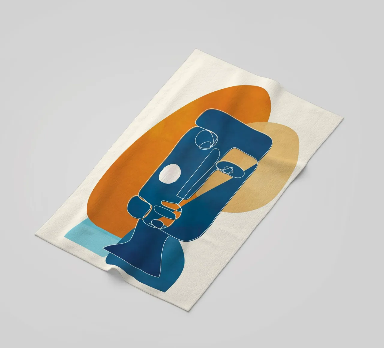 Abstract Mask Design 2 telo mare da cityart