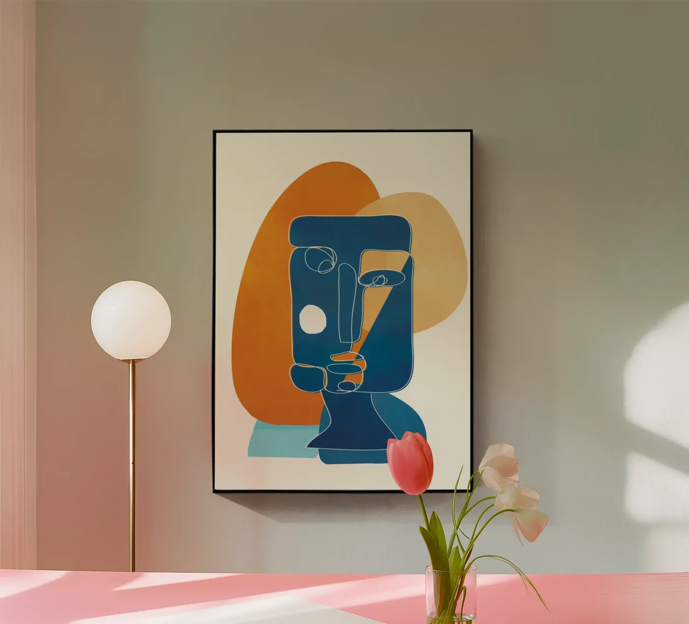 Abstract Mask Design 2 plexiglass da cityart