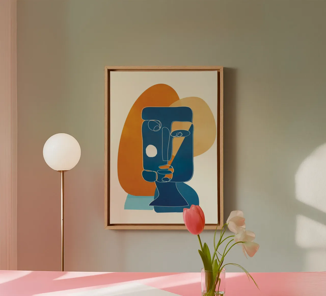Abstract Mask Design 2 canvas by cityart