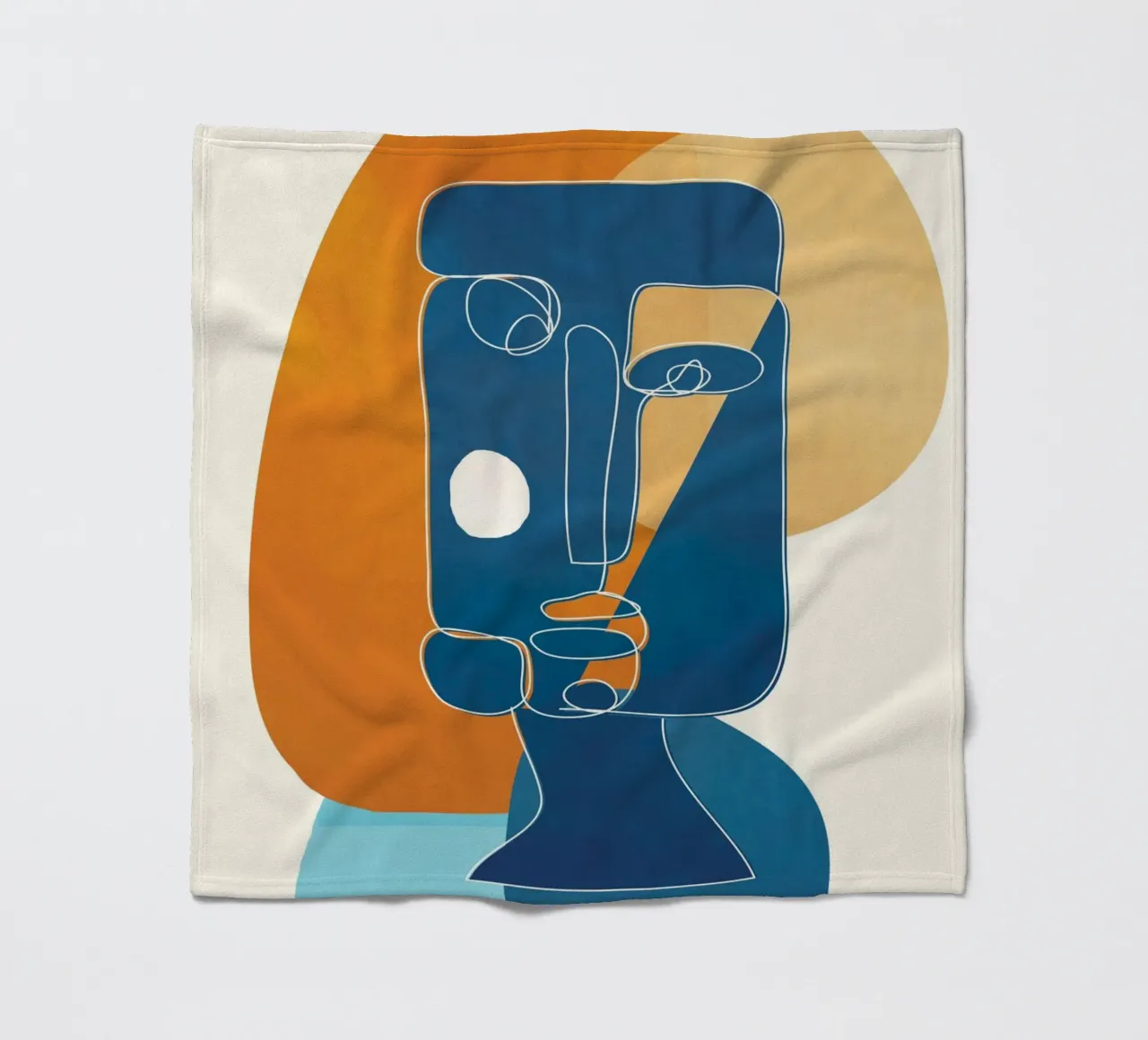 Abstract Mask Design 2 coperta in pile da cityart