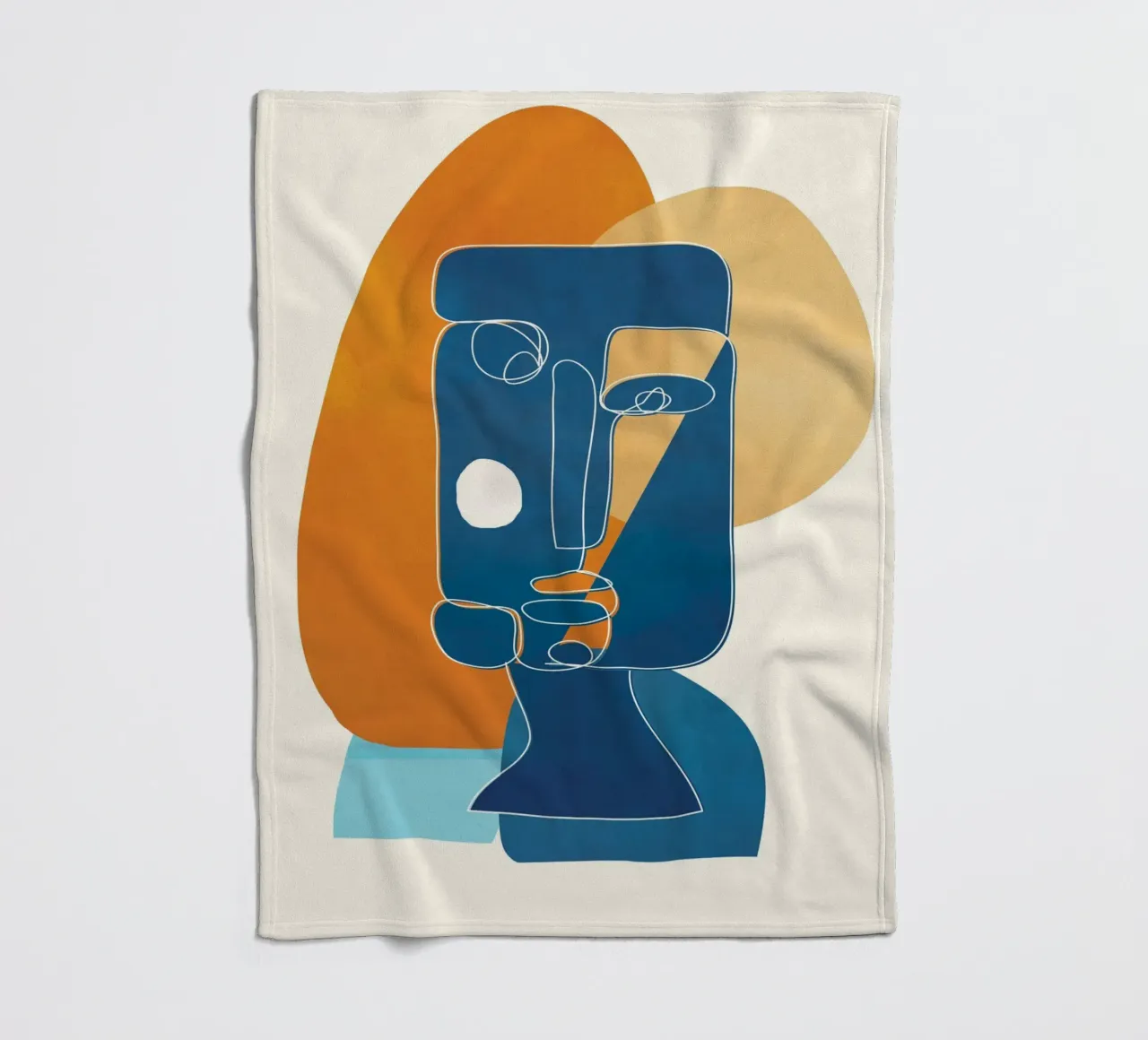 Abstract Mask Design 2 coperta in pile da cityart