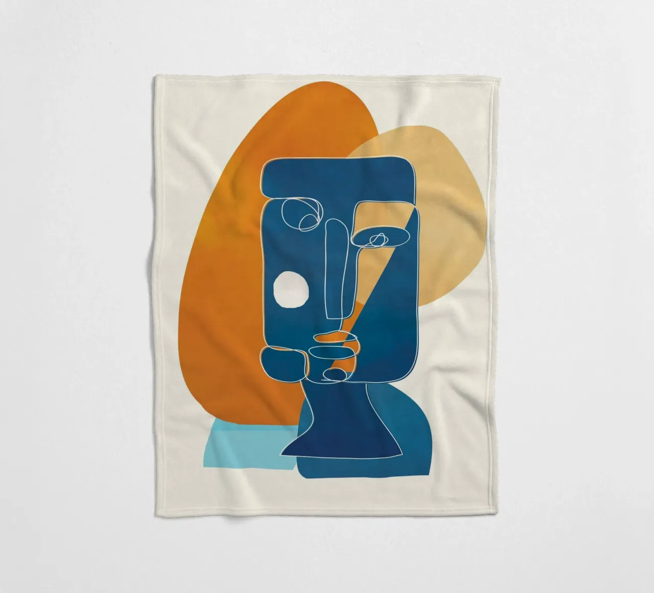 Abstract Mask Design 2 coperta in pile da cityart