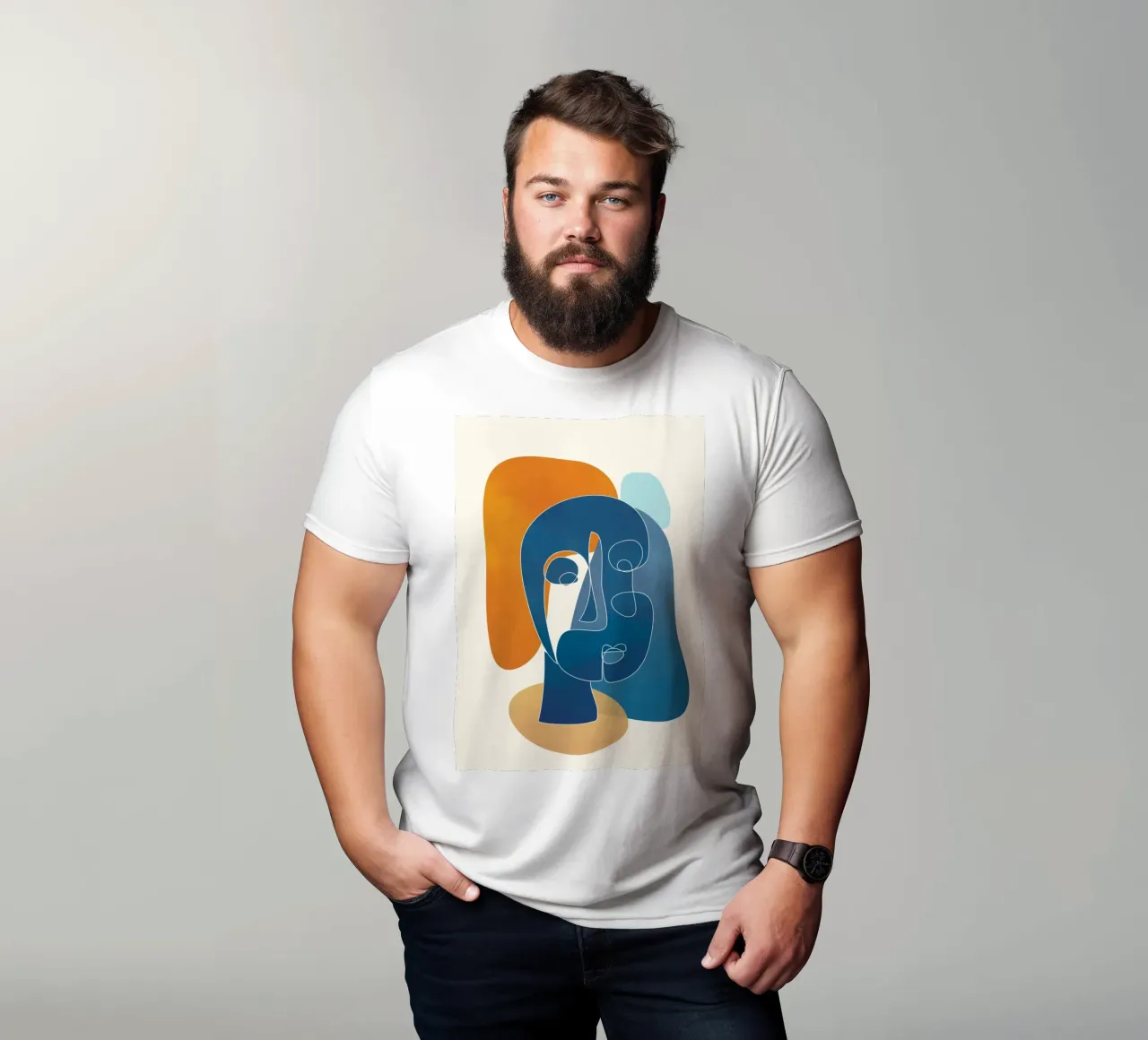 Abstract Mask Design 3 t-shirt da cityart