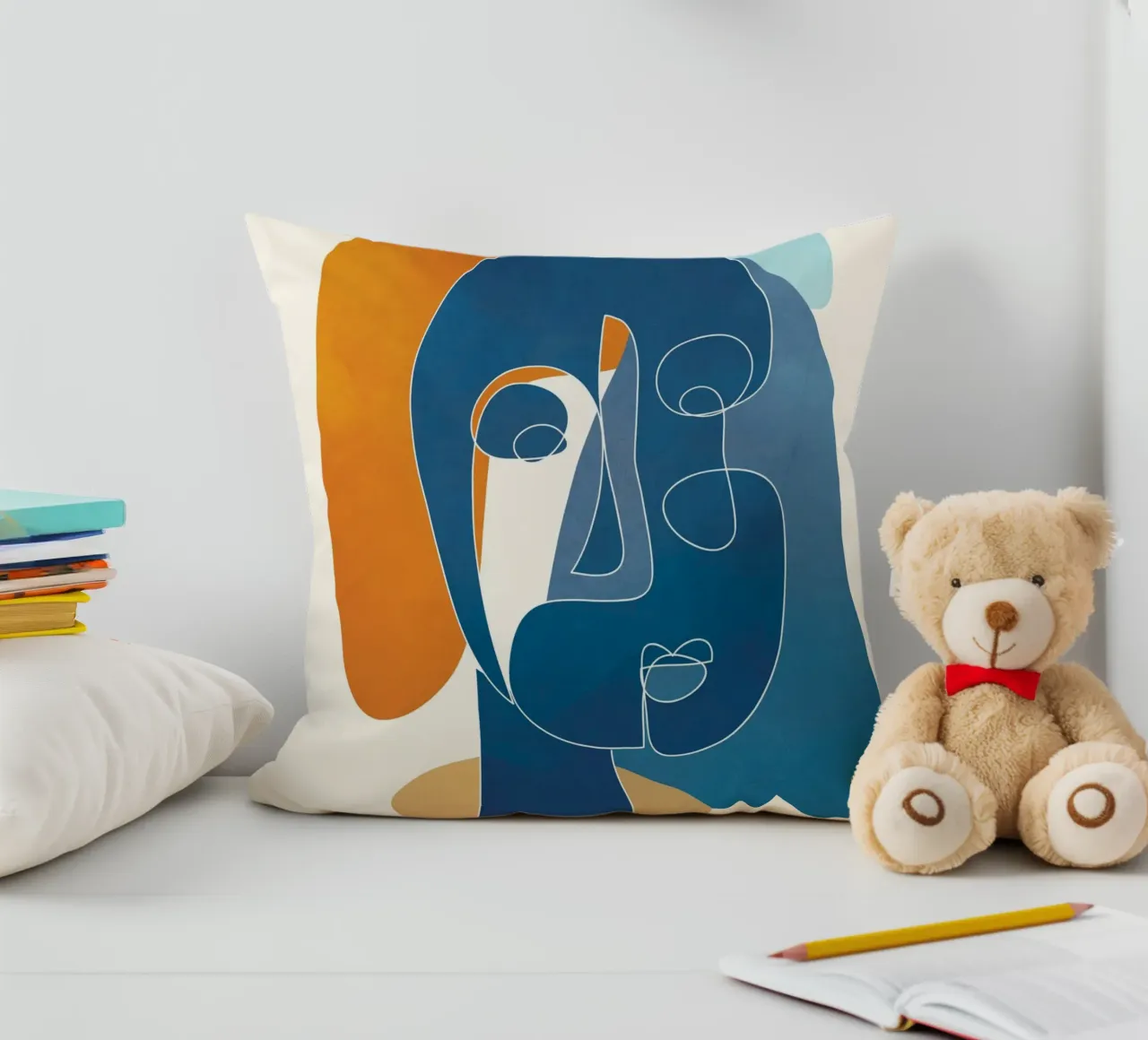 Abstract Mask Design 3 cuscino da cityart