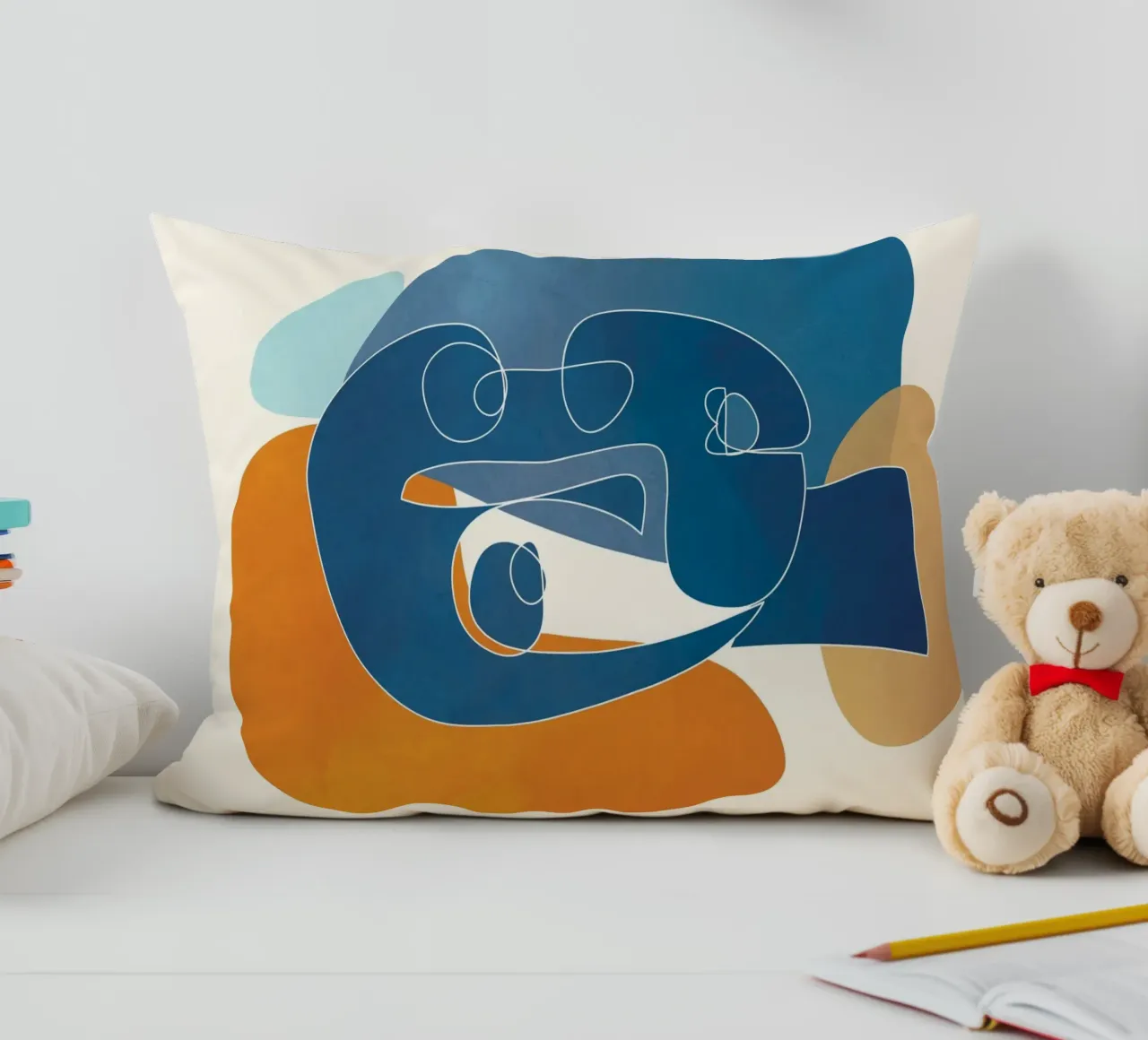 Abstract Mask Design 3 cuscino da cityart