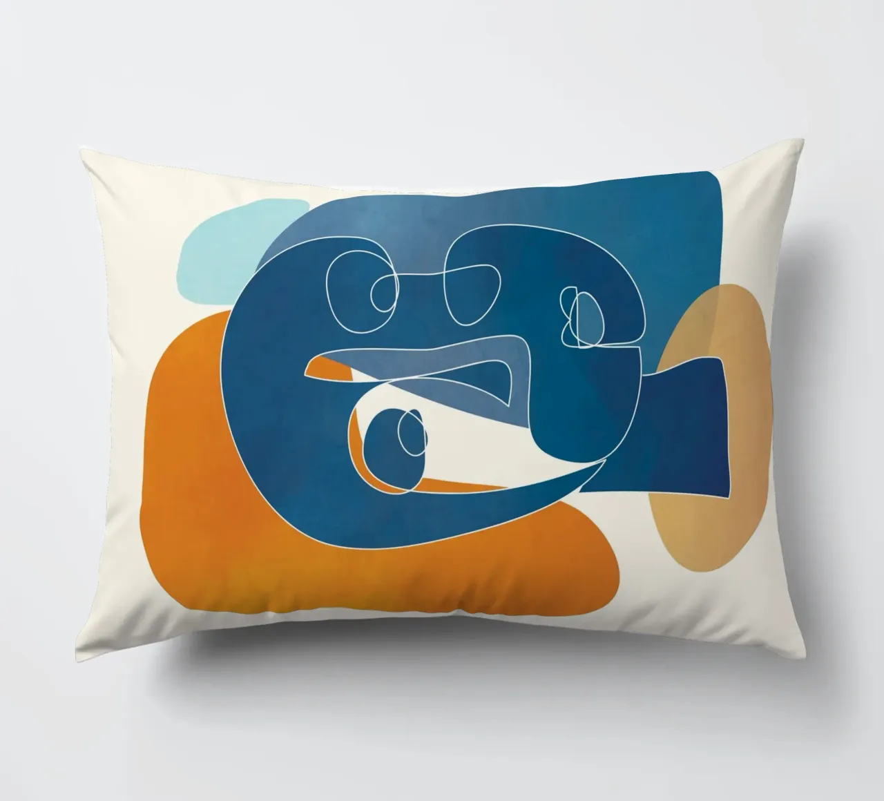 Abstract Mask Design 3 cuscino da cityart