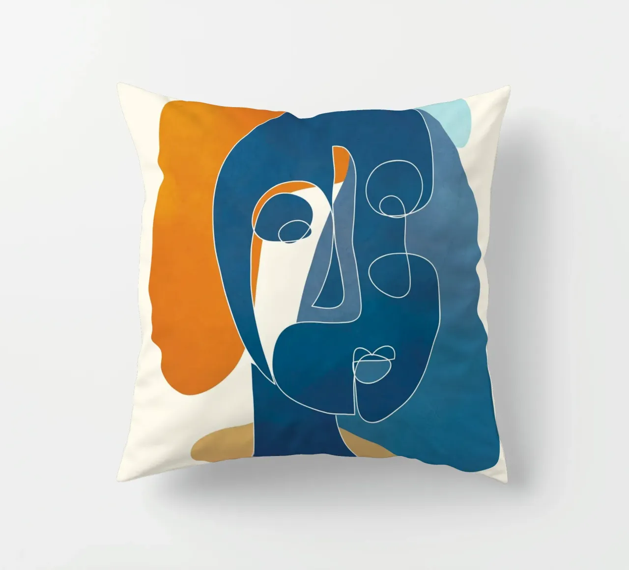 Abstract Mask Design 3 cuscino da cityart