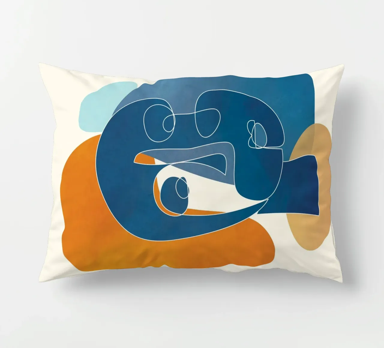 Abstract Mask Design 3 cuscino da cityart