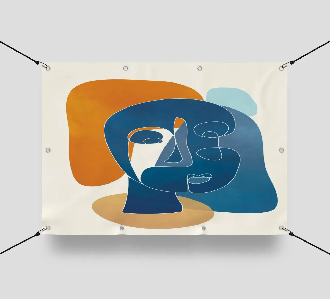 Abstract Mask Design 3 telo in pvc da cityart