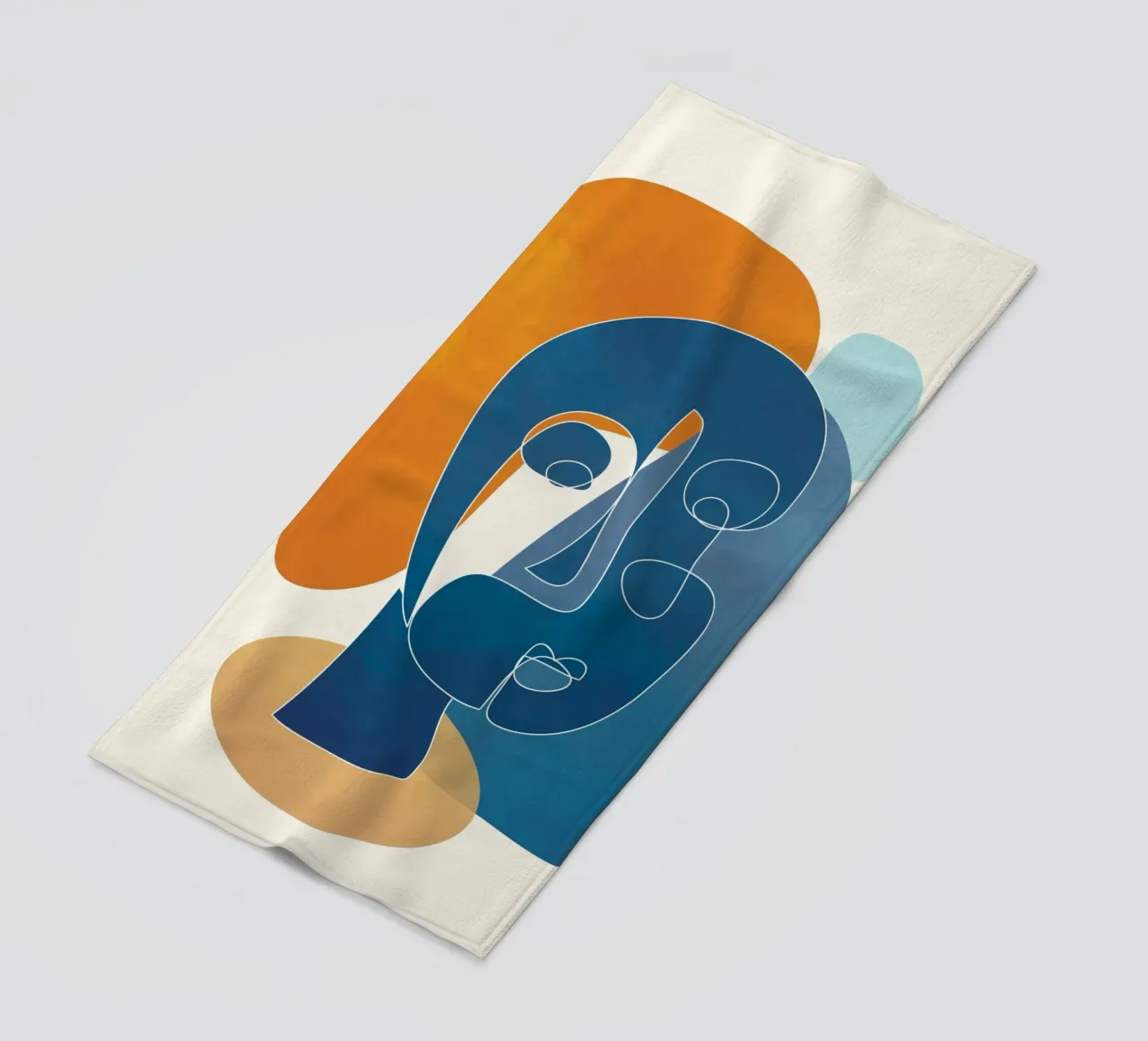 Abstract Mask Design 3 telo mare da cityart