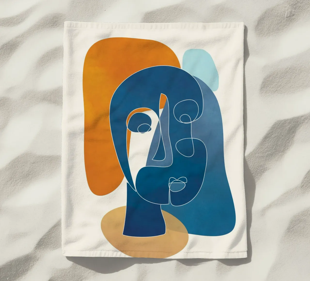 Abstract Mask Design 3 telo mare da cityart