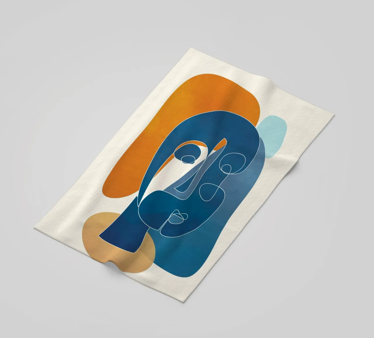 Abstract Mask Design 3 telo mare da cityart