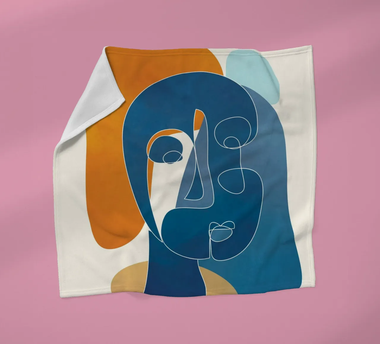 Abstract Mask Design 3 coperta in pile da cityart