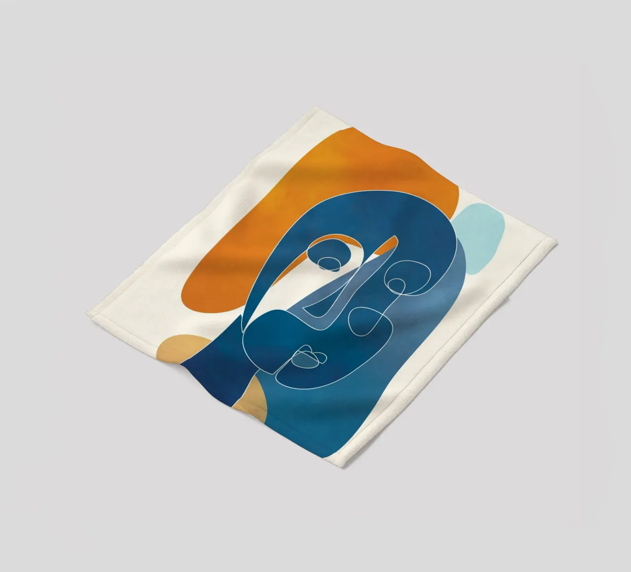 Abstract Mask Design 3 coperta in pile da cityart