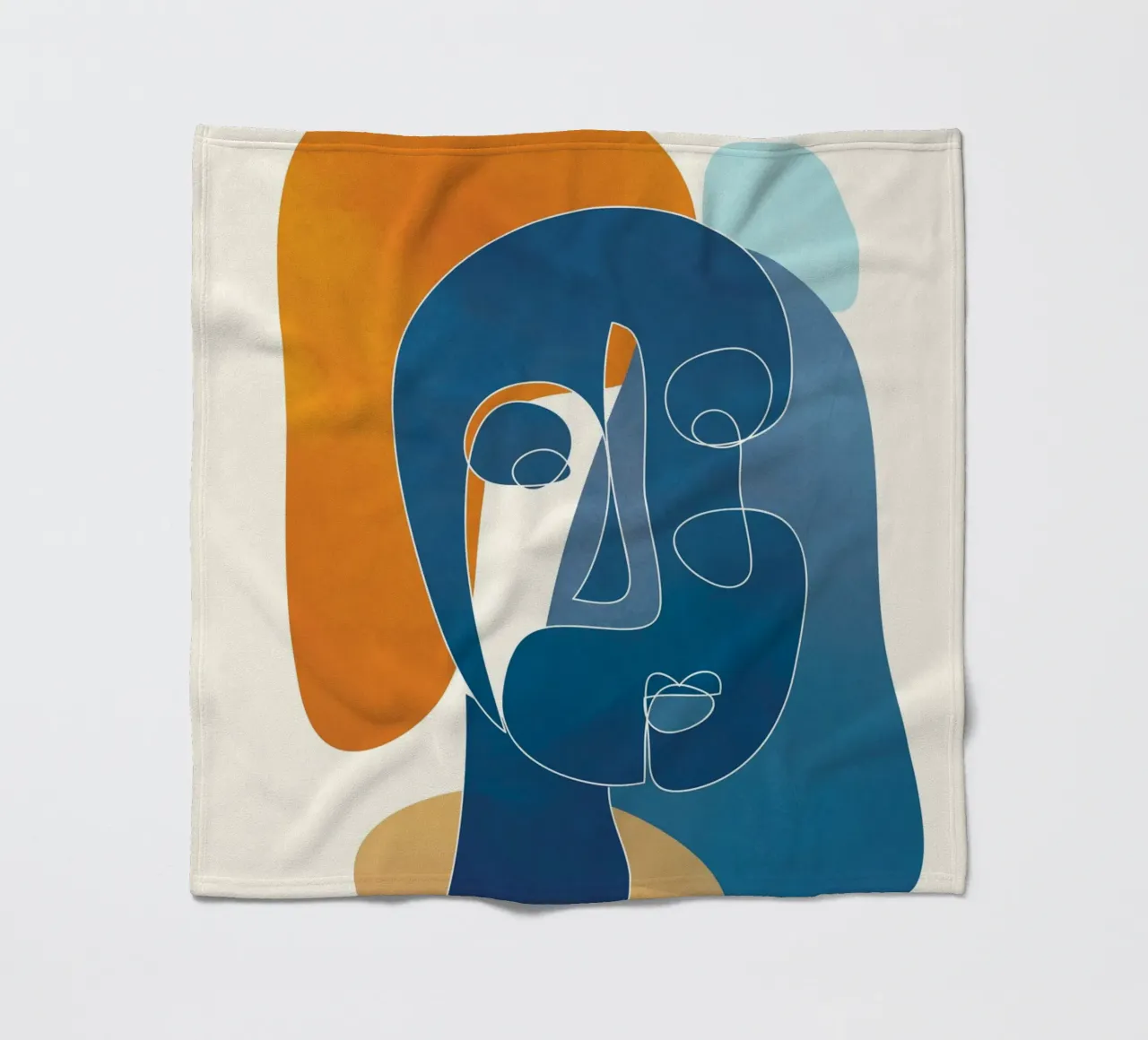 Abstract Mask Design 3 coperta in pile da cityart