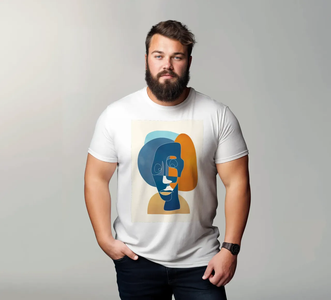 Abstract Mask Design 4 t-shirt da cityart