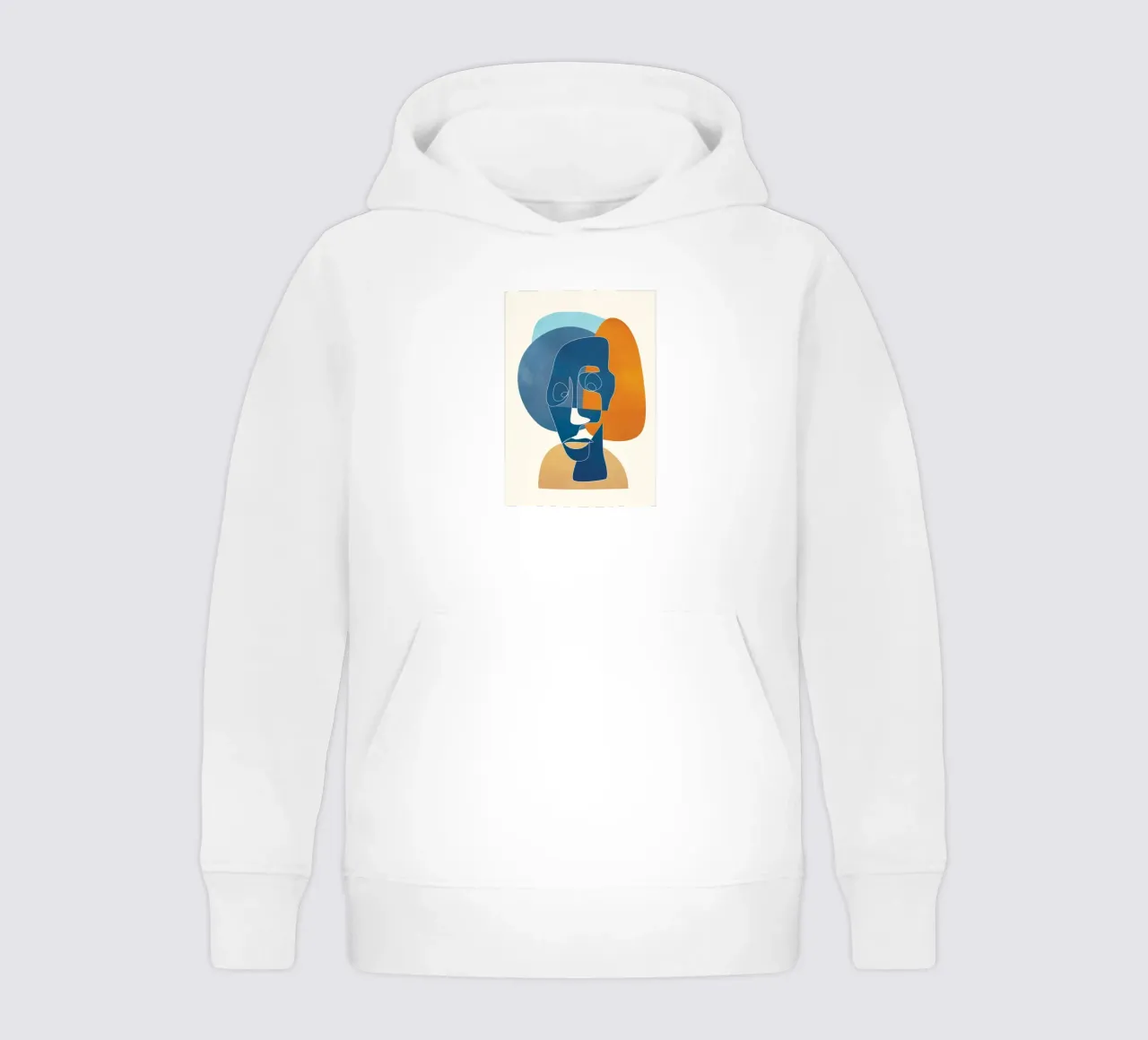 Abstract Mask Design 4 felpa bambino con cappuccio da cityart