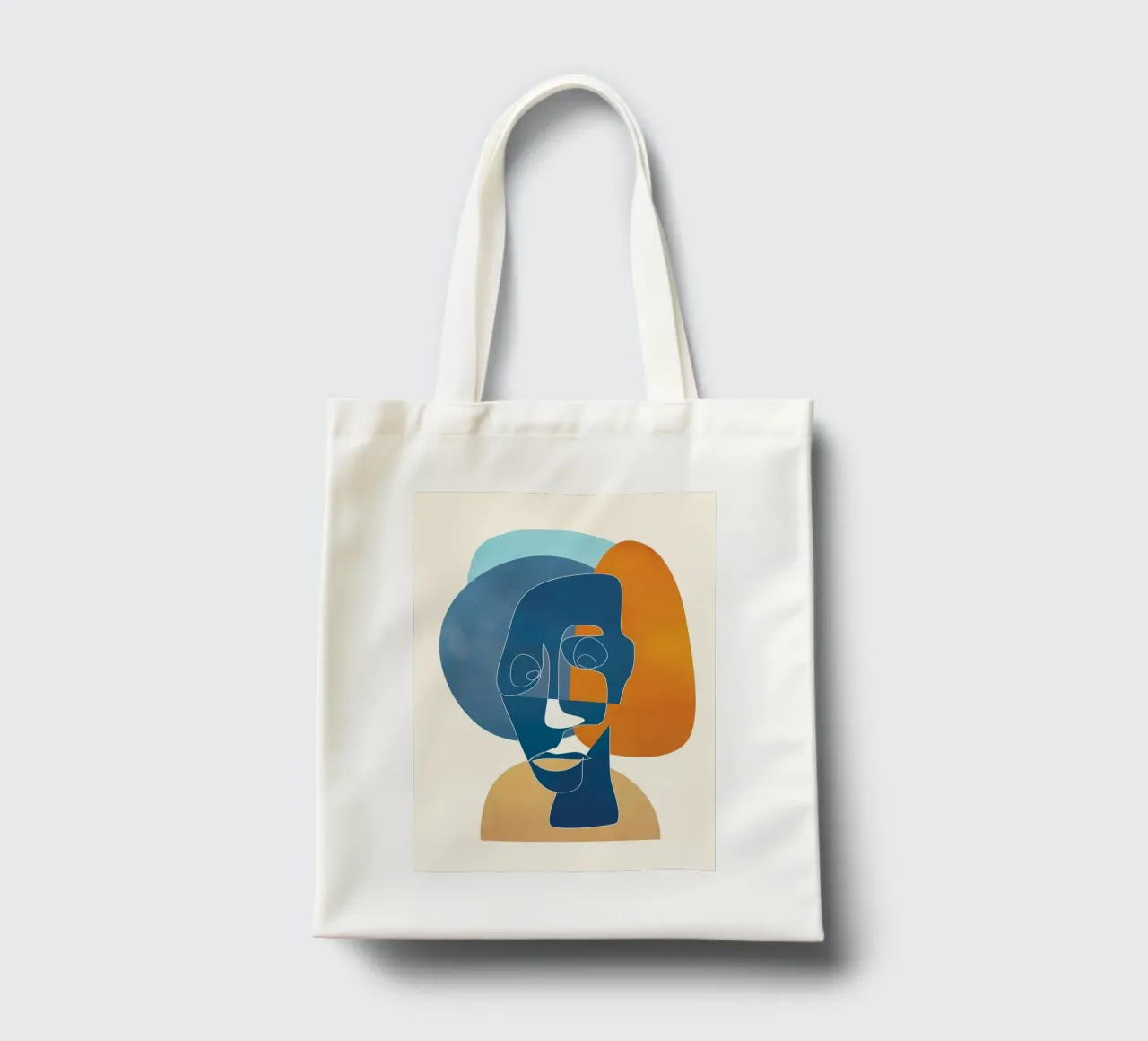Abstract Mask Design 4 borsa in juta da cityart
