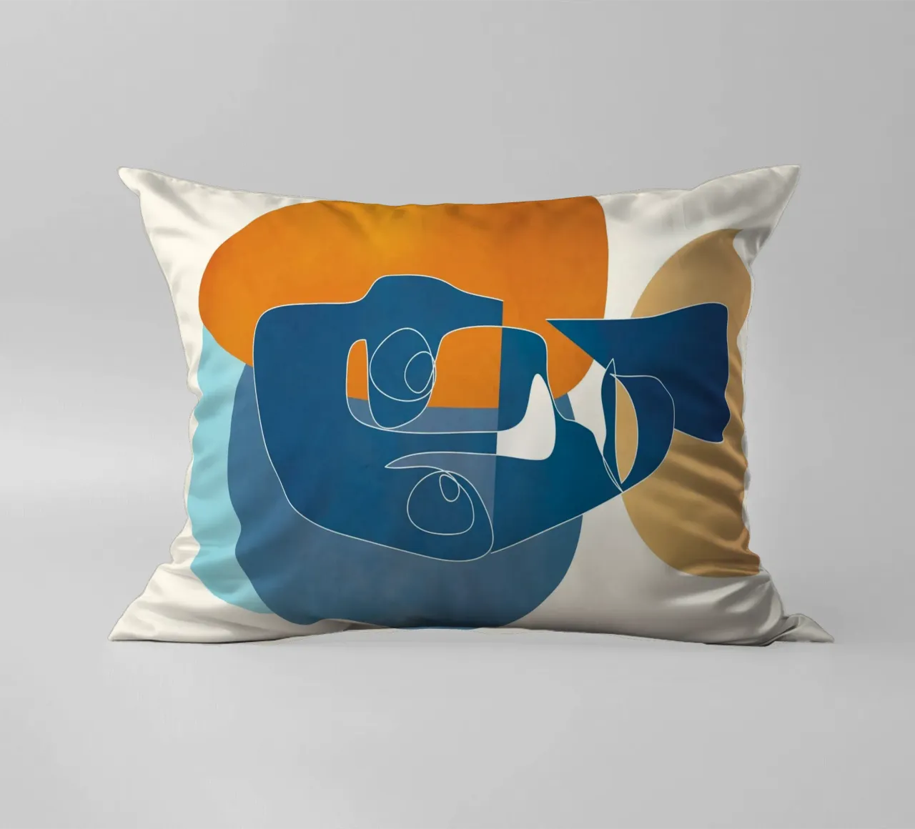 Abstract Mask Design 4 cuscino da cityart