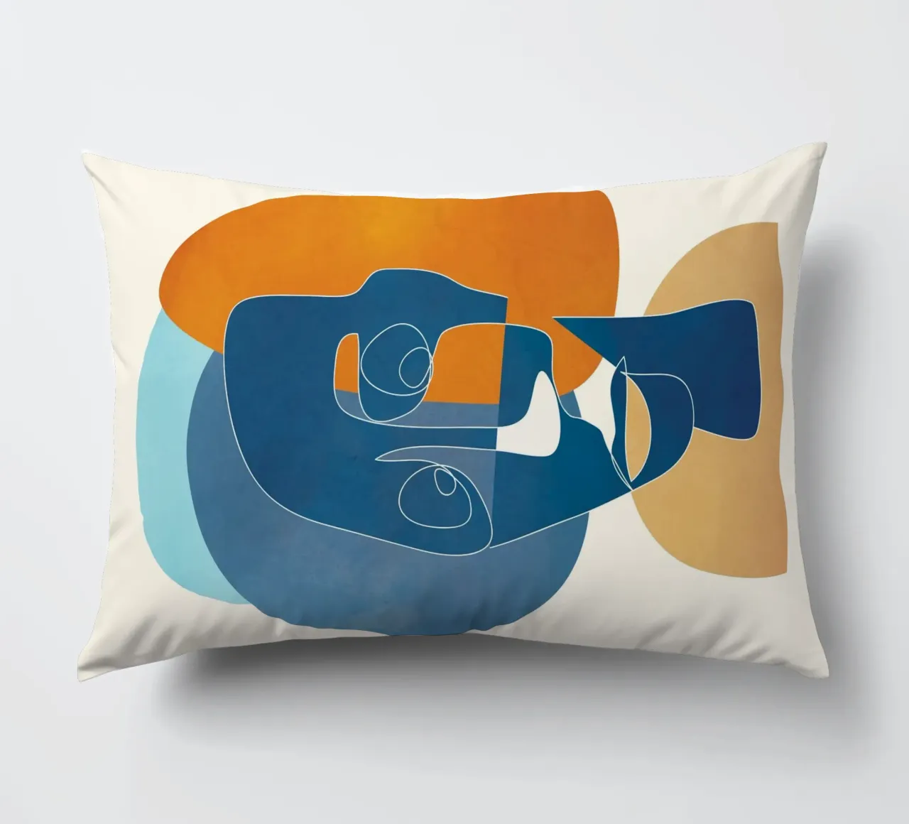 Abstract Mask Design 4 cuscino da cityart